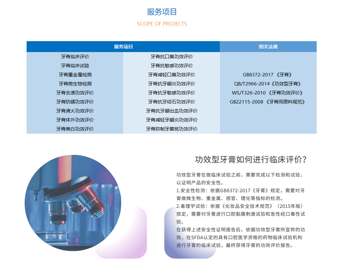 牙膏進(jìn)口功效評價